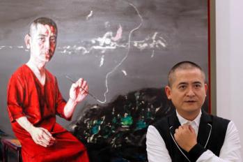 Zeng Fanzhi est l'un des artistes les mieux coté en ce moment sur le marché de l'art contemporain.